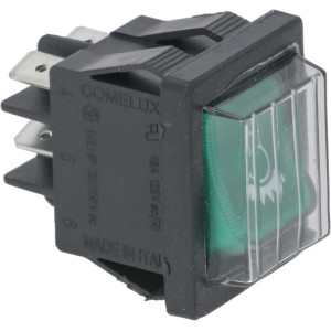 GREEN BIPOLAR SWITCH 16A 250V
