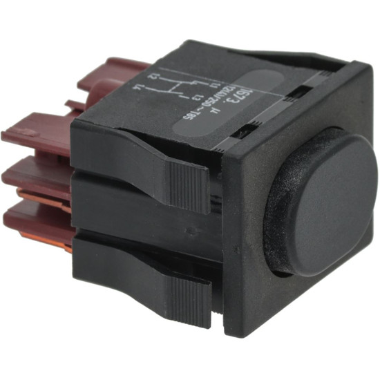 BIPOLAR SWITCH BLACK 12A 250V