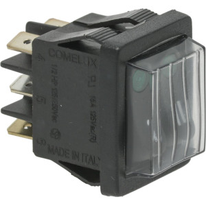 DOUBLE SWITCH GREEN 16A 250V