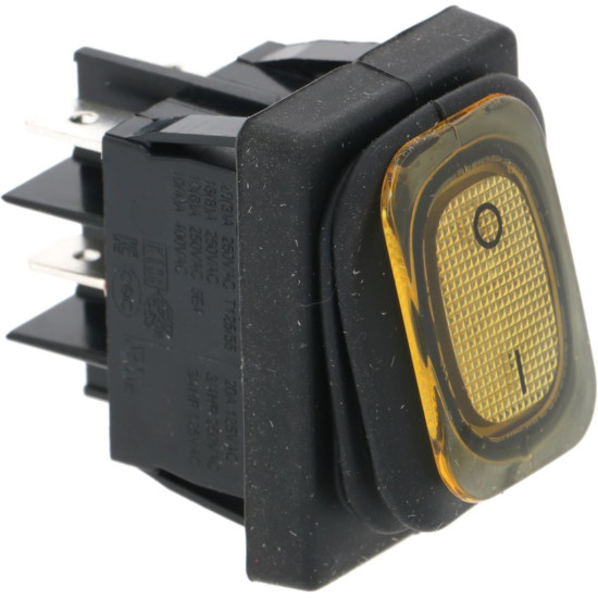 BIPOLAR SWITCH YELLOW 16A 250V BIPOLAR SWITCH YELLOW 16A 250V