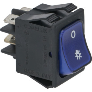 BLUE BIPOLAR SWITCH 16A 250V