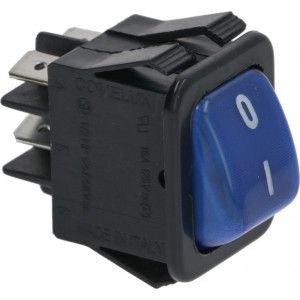 BLUE BIPOLAR SWITCH 16A 250V