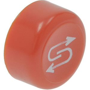 PUSH-BUTTON ROUND ORANGE ϕ 25 mm 