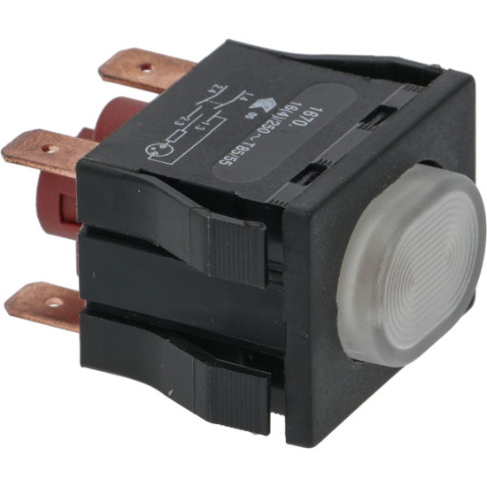 SWITCH BIPOLAR WHITE 16A 250V SWITCH BIPOLAR WHITE 16A 250V
