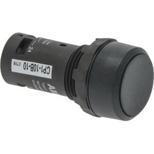 BLACK PUSH-BUTTON 5A 300V ABB
