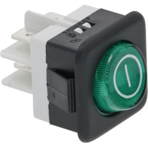 SWITCH 2-POLE GREEN 16A 250V