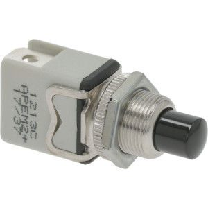 PUSH-BUTTON 1-POLE BLACK 4A 250V