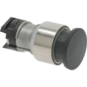 MUSHROOM PUSH-BUTTON BLACK ϕ 30 mm