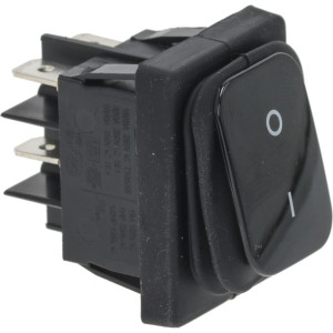 SWITCH 2-POLE BLACK 16A 250V