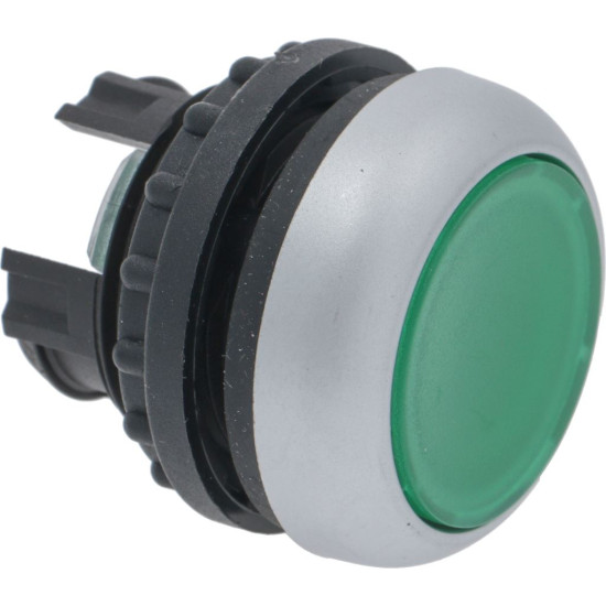 FLUSH PUSH-BUTTON SHINY GREEN FLUSH PUSH-BUTTON SHINY GREEN