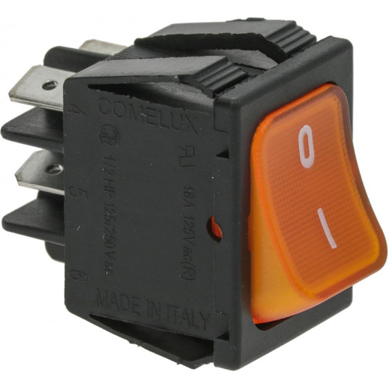 BIPOLAR SWITCH ORANGE 16A 250V BIPOLAR SWITCH ORANGE 16A 250V