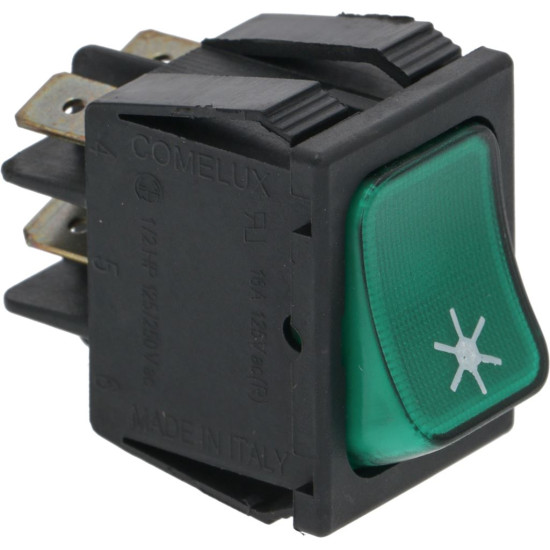 GREEN BIPOLAR SWITCH 250V 16A GREEN BIPOLAR SWITCH 250V 16A