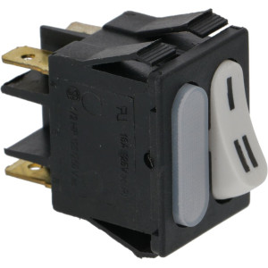WHITE SINGLE POLE CHANGE OVER SWITCH