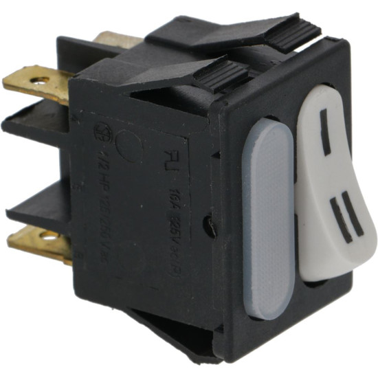 WHITE SINGLE POLE CHANGE OVER SWITCH WHITE SINGLE POLE CHANGE OVER SWITCH