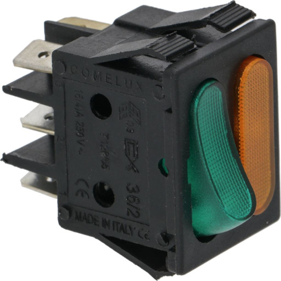 GREEN MONOPOLAR CHANGE OVER SW.16A 250V GREEN MONOPOLAR CHANGE OVER SW.16A 250V