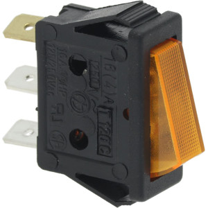 SWITCH 1-POLE ORANGE 16A 250V