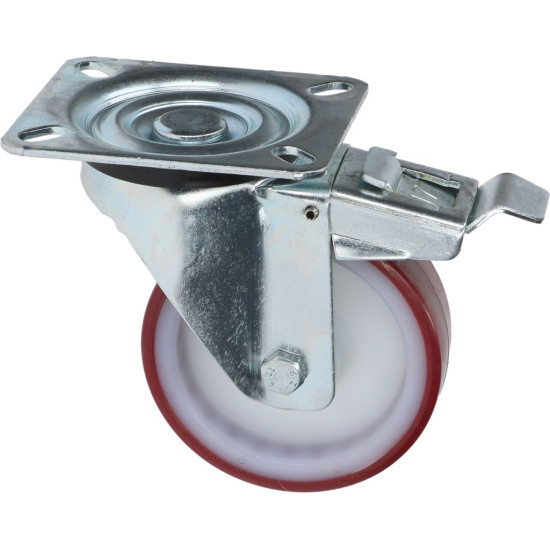 WHEEL SWIVEL PLATE WITH BRAKE WHEEL SWIVEL PLATE WITH BRAKE
