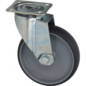 CASTOR SWIVEL WITH PLATE