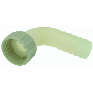 DRAIN ELBOW CONNECTOR WITH RING NUT