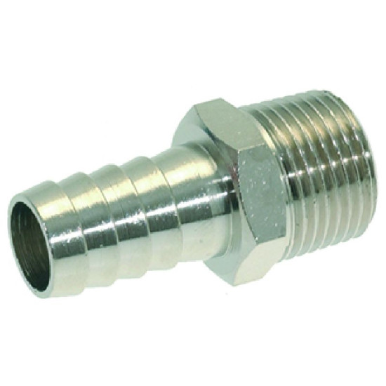 NICKEL-PL.HOSE-END FITTING ϕ 3/8