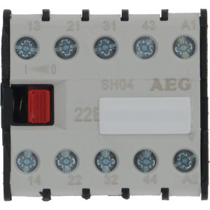AUXILIARY CONTACTOR AEG SH04.22