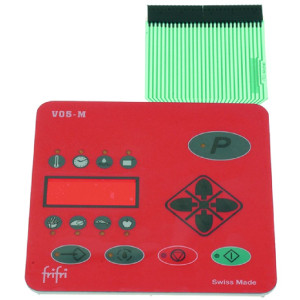 CONTROL PANEL RED 140x140 mm