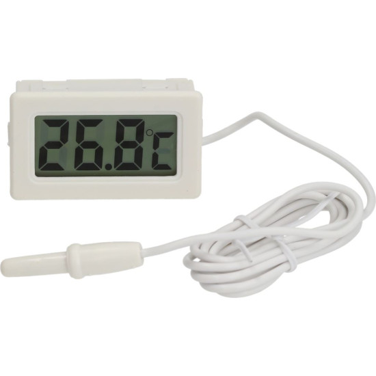 DIGITAL THERMOMETER -50+70°C WHITE