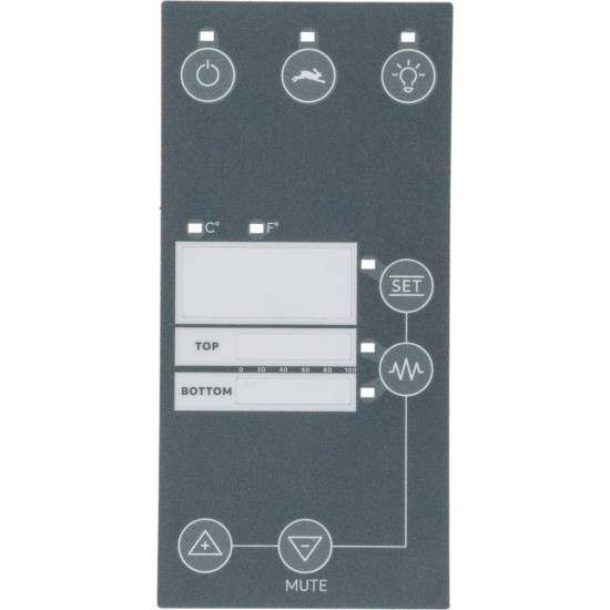 ADHESIVE ELECTRONIC PLATE 140x68 mm