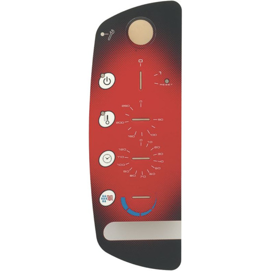 RED ELECTRONIC PLATE