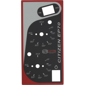 PLATE MECHANIC ADHESIVE 227x112 mm