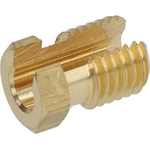 SLOTTED FITTING M8x1