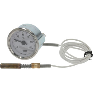 TELE-THERMOMETER WHITE ϕ 52 mm 0-120°C