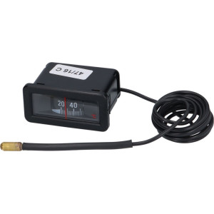 TELE-THERMOMETER BLACK 56x25 mm 0-120°C