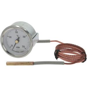 TELE-THERMOMETER WHITE ϕ 52 mm 50-250°C