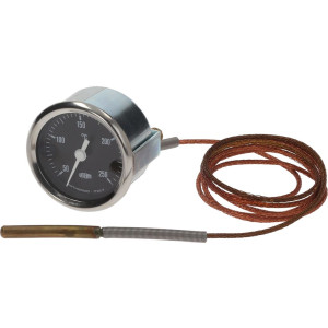 TELE-THERMOMETER BLACK ϕ 52 mm 50-250°C