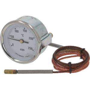 TELE-THERMOMETER WHITE ϕ 60 mm 0-250°C