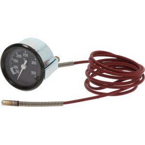 TELE-THERMOMETER BLACK ϕ 52 mm 50-350°C