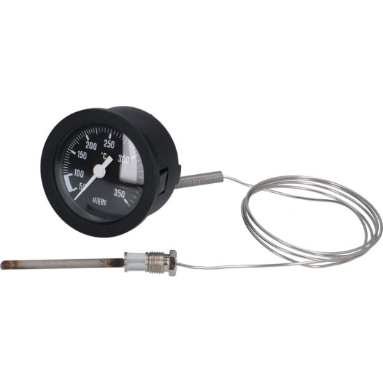 TELE-THERMOMETER BLACK ϕ 52 mm 50-350°C