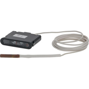 TELE-THERMOMETER BLACK 62x11 mm 20-130°C