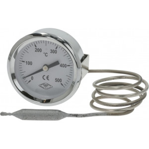 TELE-THERMOMETER WHITE ϕ 60 mm 0-500°C