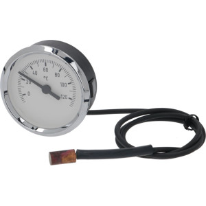 TELE-THERMOMETER WHITE ϕ 60 mm 0-120°C