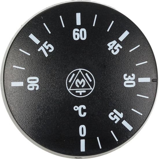 KNOB BLACK ϕ 41 mm 0-90°C KNOB BLACK ϕ 41 mm 0-90°C