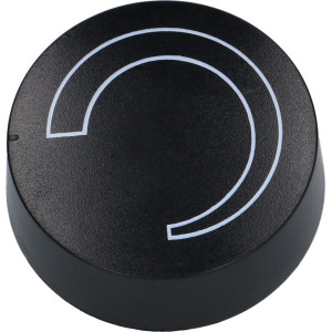 KNOB BLACK ϕ 41 mm SILK-SCREEN PRINTED