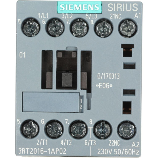 CONTACTOR SIEMENS 3RT2016-1AP02 CONTACTOR SIEMENS 3RT2016-1AP02