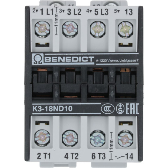 CONTACTOR BENEDIKT/JAGER K3-18ND10 CONTACTOR BENEDIKT/JAGER K3-18ND10