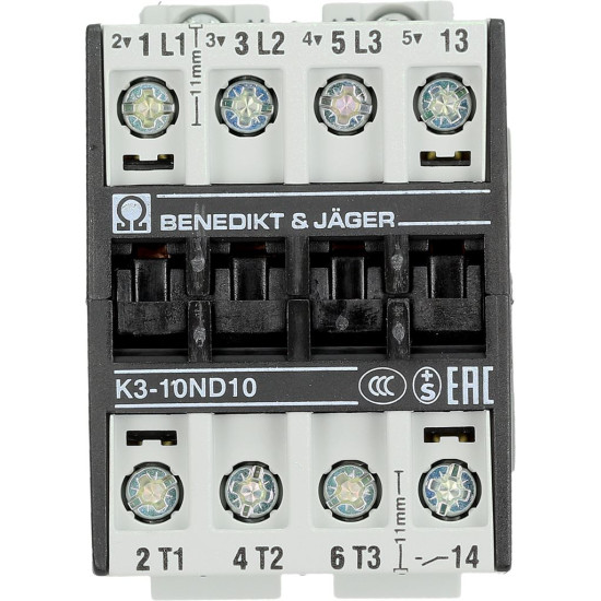 CONTACTOR BENEDIKT/JAGER K3-10ND10 CONTACTOR BENEDIKT/JAGER K3-10ND10