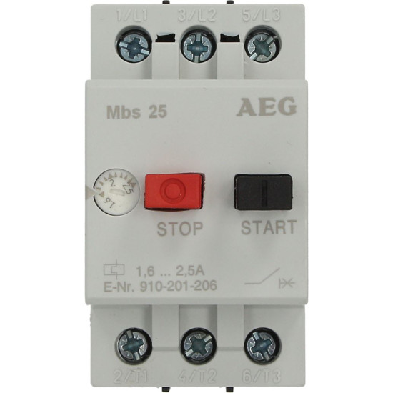 MOTOR PROTECTION SWITCH AEG Mbs25-025 MOTOR PROTECTION SWITCH AEG Mbs25-025