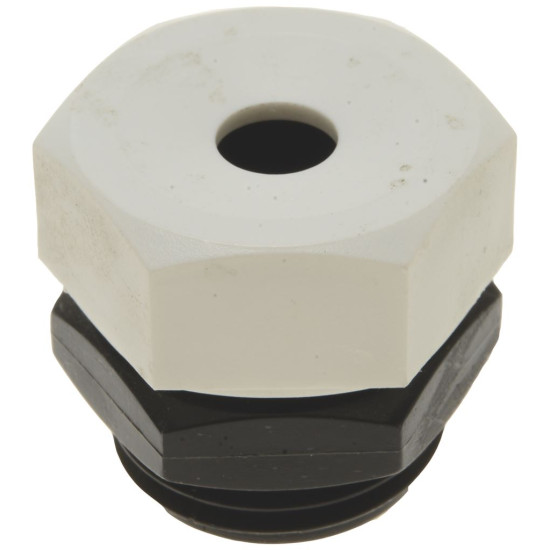 WASHING NOZZLE WHITE/BLACK 1/2