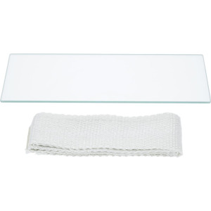 GLASS FOR OVEN DOOR 385x135x5 mm