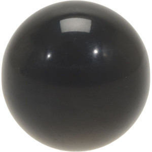 KNOB ROUND BLACK PL 40 M8 ELESA